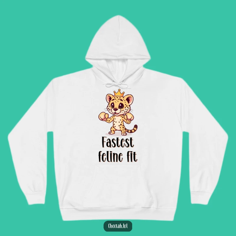 Funny Cheetah Boxing Hoodie: Stay Cozy & Conquer with Royal Boxing Flair