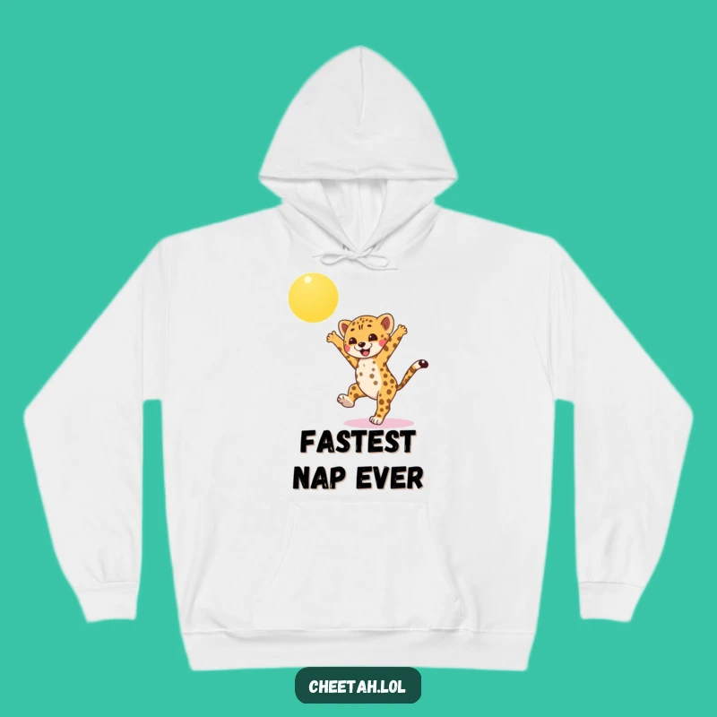 Funny Cheetah Cub Hoodie: Cozy Up with This Hilarious Cartwheeling Design