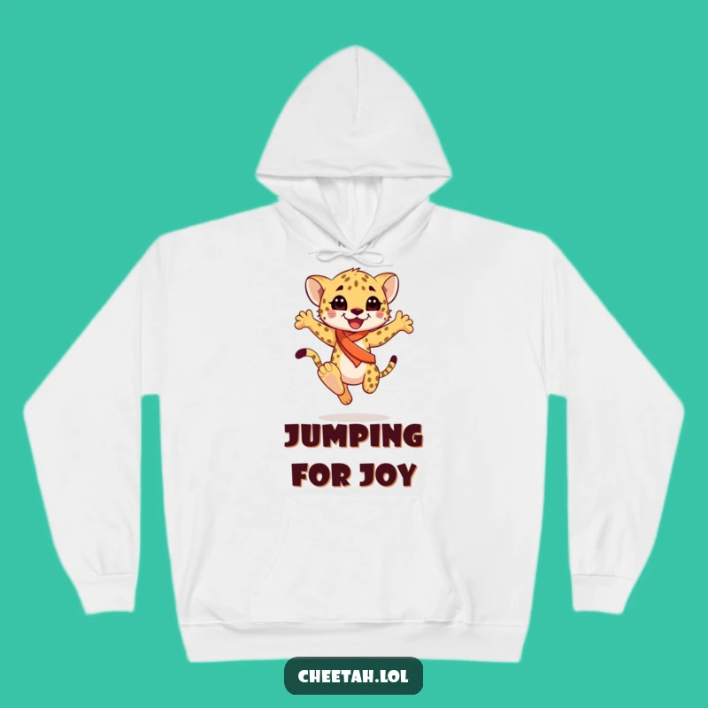 Funny Cheetah Cub Sash Hoodie: Cozy Dancer Wear, Ideal Funny Gift