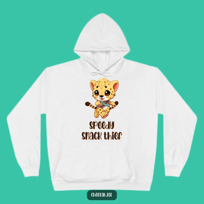 Funny Fast Cub Hoodie: Racing Sash Cheetah Sweatshirt, Speed Gift