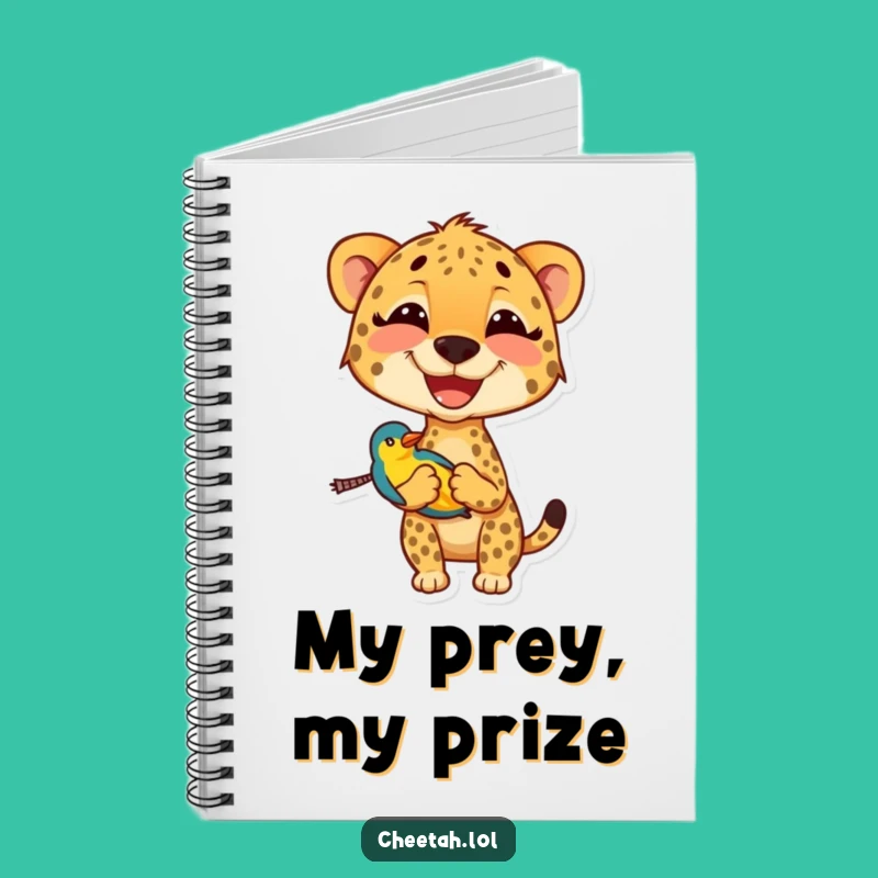 Funny Cheetah Notebook: Jot Down Ideas with Hilarious Style, Great Funny Gift