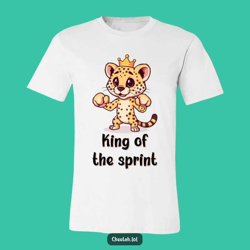 Funny Cheetah Boxing Champ T-Shirt: Wear Your Royal Rumble Spirit with Pride