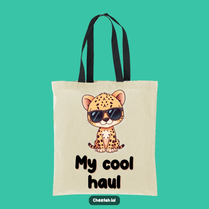 Funny Kawaii Cheetah Tote Bag: Carry Your Essentials with Cool Style